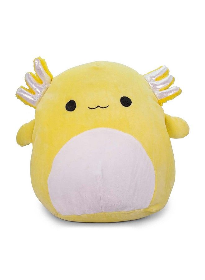 Official Kellytoy Squishmallow Treyton Axoltl Yellow 12Inch Plush Pillow
