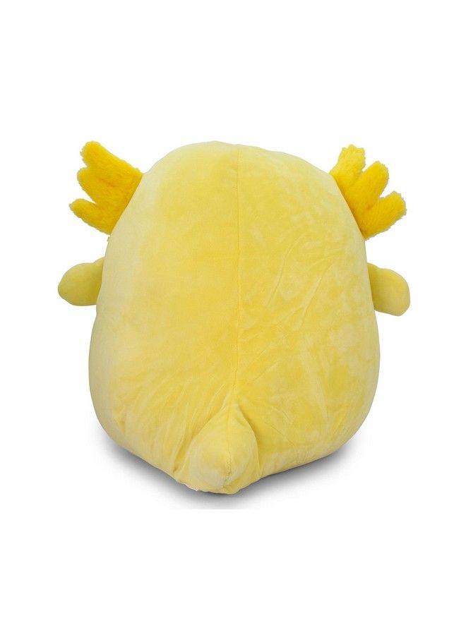 Official Kellytoy Squishmallow Treyton Axoltl Yellow 12Inch Plush Pillow