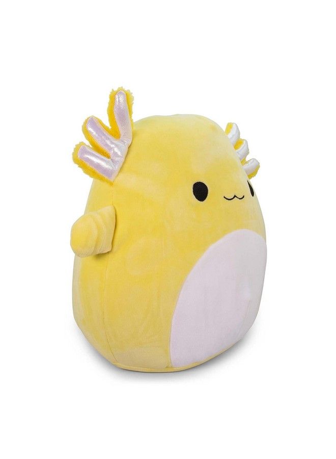 Official Kellytoy Squishmallow Treyton Axoltl Yellow 12Inch Plush Pillow