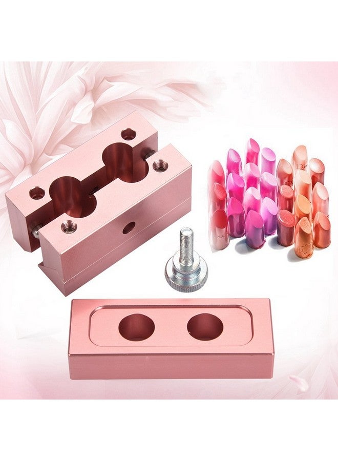 Lipstick Maker,Lipstick Mold,Diy Lipstick Maker Mold, Makeup Cosmetics Lipstick Mould Silicone Mold Making Tool Aluminum Alloy Lip Balm Maker Tool