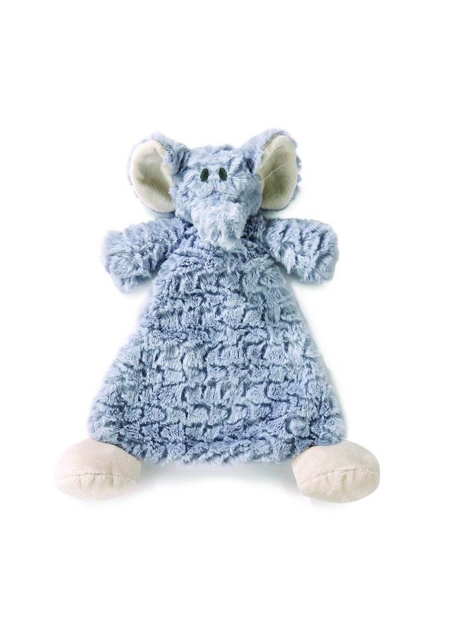 Ellery Elephant Grey Children'S Plush Rattle Blankie