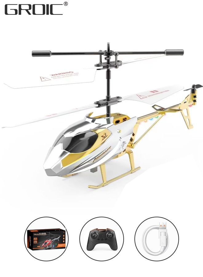 Remote Control Helicopter, RC Helicopter with 7 LED Light and Altitude Hold, One Key Take Off/Landing, Mini Helicopter Remote Helicopter Toys for Adults Kids, Model Helicopter