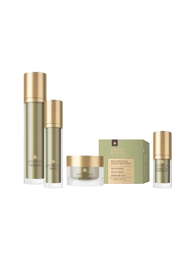 NATUROYALE Cleansing Cream - Face Cleanser With Natural Ingredients - Hyaluronic Acid Vitamin E and Shea Butter for a Firm Smooth and Refreshed Complexion - Step 1 of 5-4.2 Oz