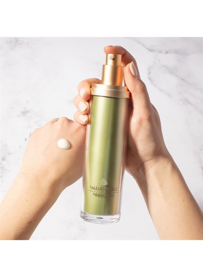 NATUROYALE Cleansing Cream - Face Cleanser With Natural Ingredients - Hyaluronic Acid Vitamin E and Shea Butter for a Firm Smooth and Refreshed Complexion - Step 1 of 5-4.2 Oz