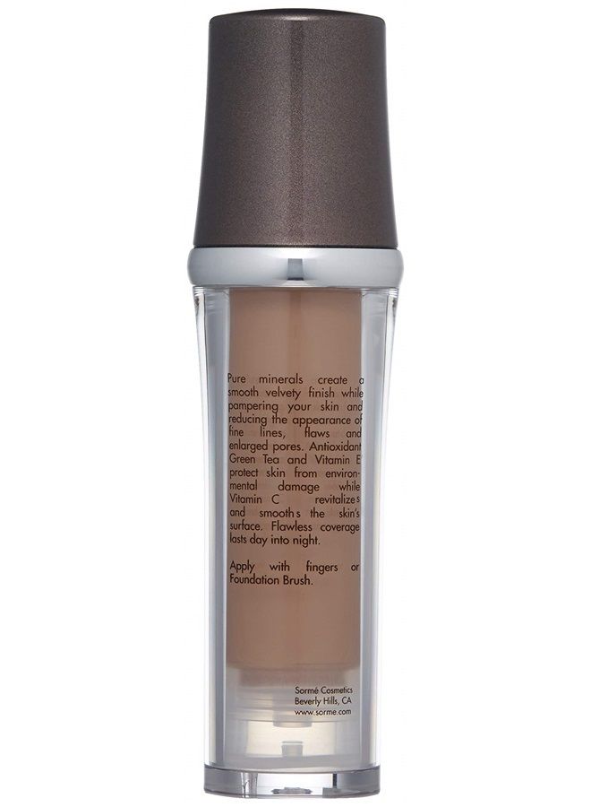 Sorme Mineral Illusion Foundation - Oil Free Liquid Foundation with non-chemical sunscreen protection