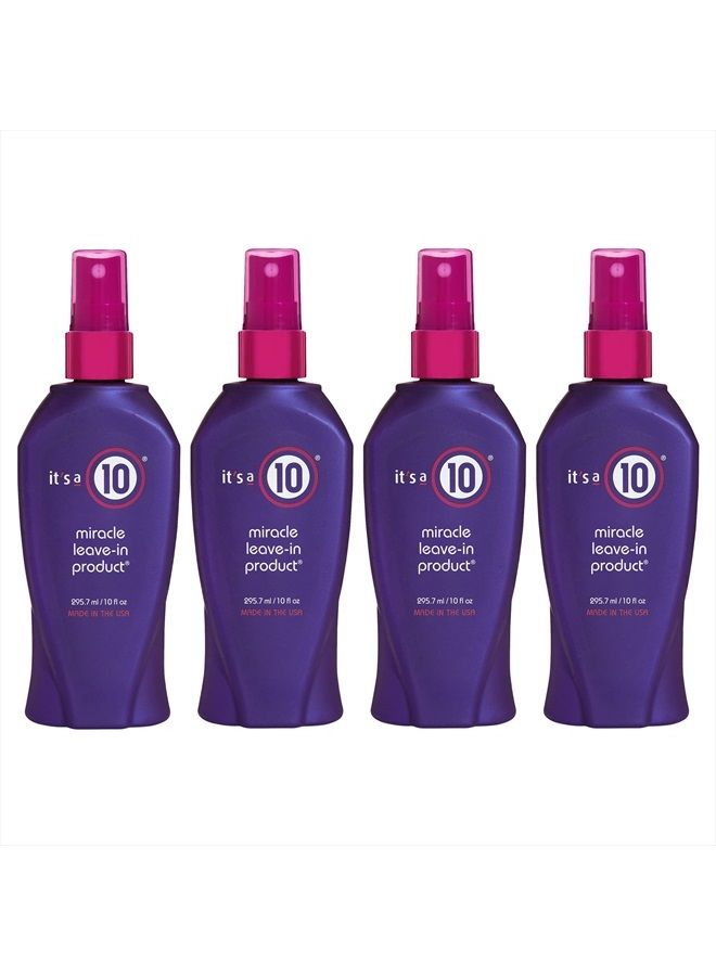 It's A 10 Haircare Miracle Leave-In Conditioner Spray - 10 oz. - 4ct