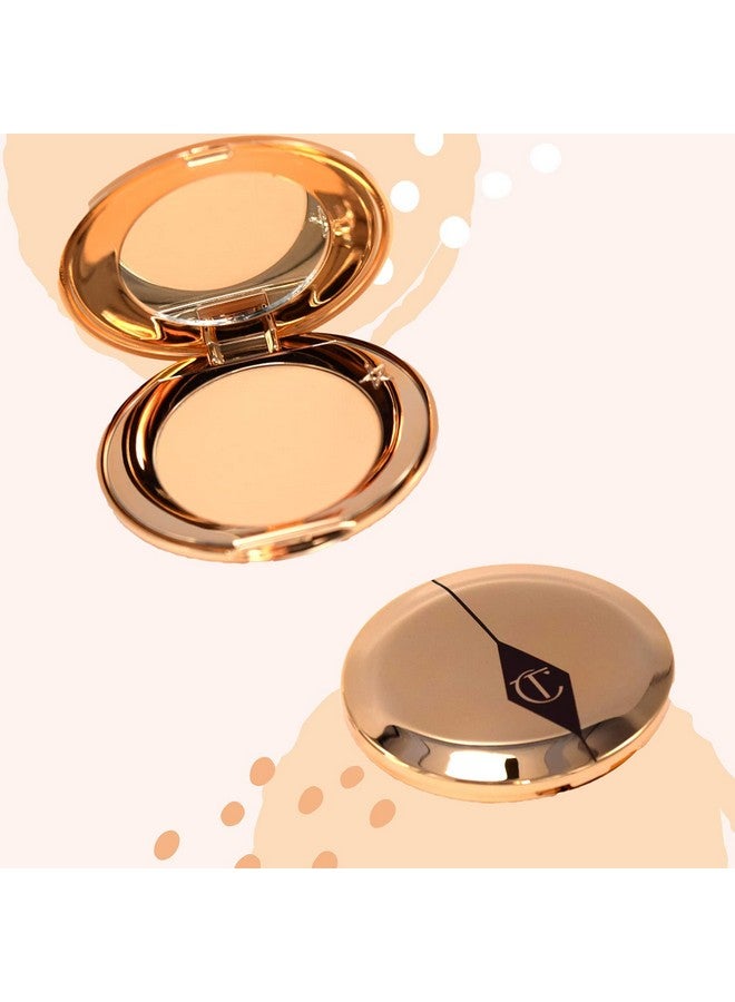 Mini Airbrush Flawless Finish Setting Pressed Compact Makeup Face Powder For Women 2 Medium