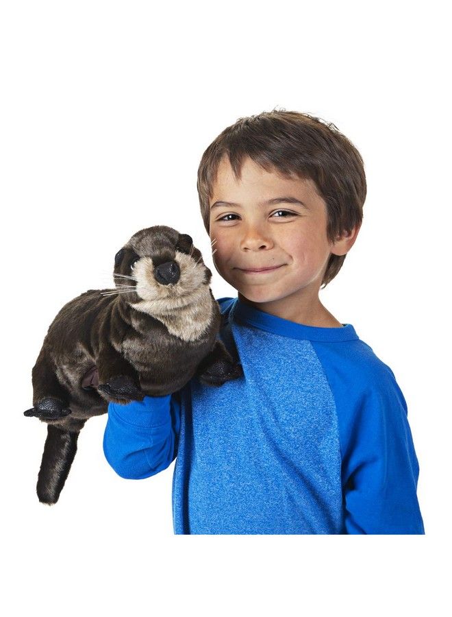 River Otter Hand Puppet Brown 1 Ea