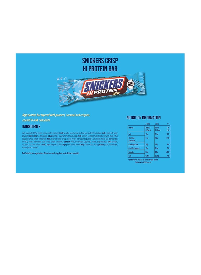 Snickers  Hi-Protein Bar Crisp 12-Pack