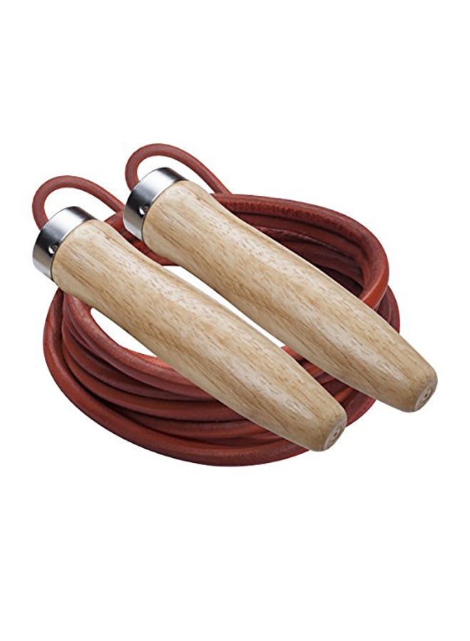 Leather Ball Bearing Jump Rope 1.5X6X4inch
