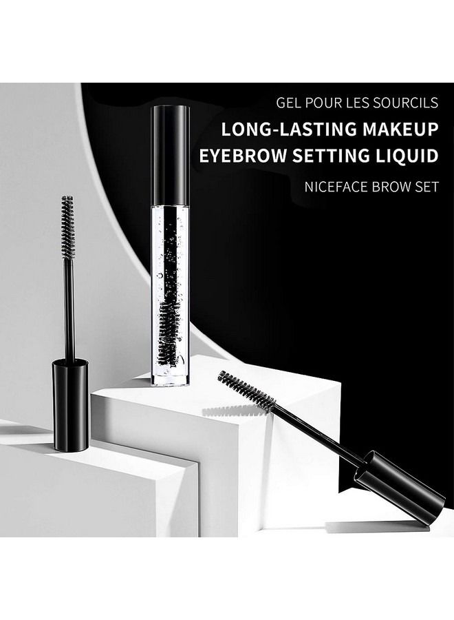 Clear Eyebrow Setting Gel 2 Pack Brow Fix Gel Waterproof And Sweat Proof Eyebrow Repair Liquid Brows Styling Beauty Salon Home Use Makeup 1.81oz