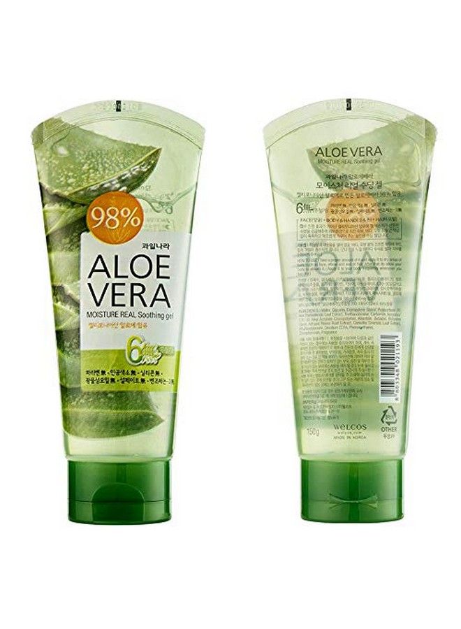 Aloe Vera 98% Moisture Real Soothing Gel 150Ml For Face Body Hand Hair
