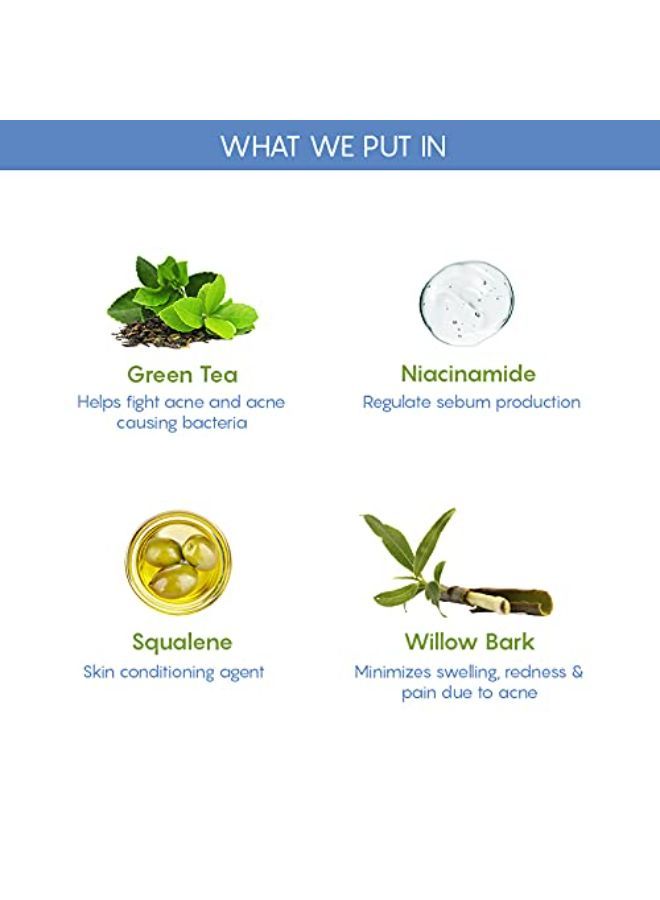 Natural Green Tea Face Cream L Light Weight L Non-Greasy L Hydration L Controls Acne & Redness L Green Tea L 50 Gms