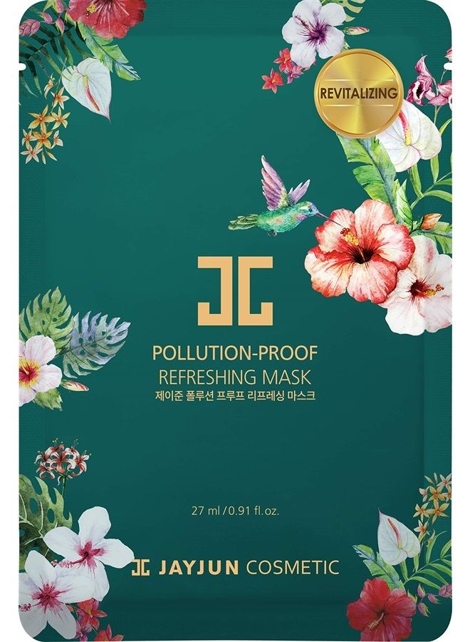 JAYJUN Pollution-Proof Mask, Refreshing, Urban, 10 Sheets, 0.91 fl.oz, 27ml …