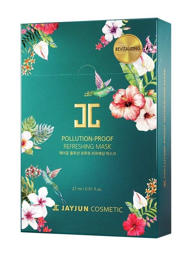 JAYJUN Pollution-Proof Mask, Refreshing, Urban, 10 Sheets, 0.91 fl.oz, 27ml …