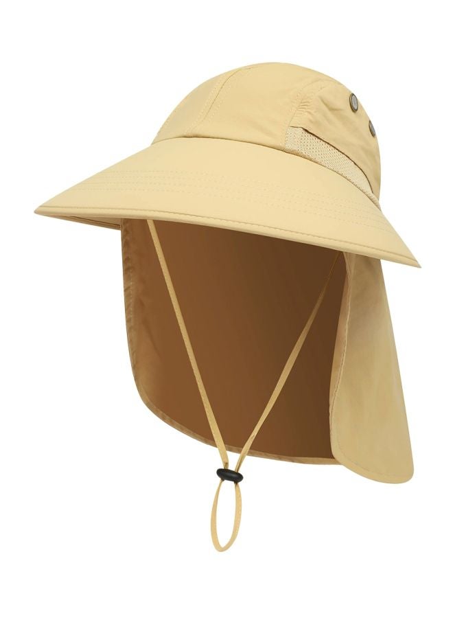 UV Protective Cap With Neck Flap