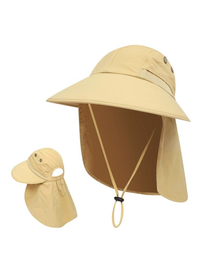 UV Protective Cap With Neck Flap