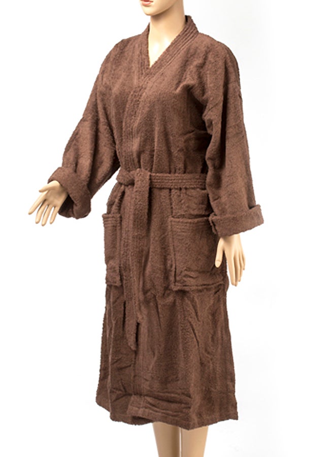 Kimono Style Bathrope Brown 35x28x7cm