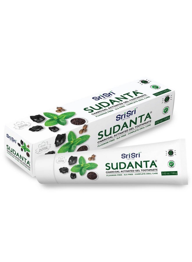 Sudanta 100G Herbal Fluoridefree Parabenfree Vegan Natural Toothpaste With Ayurvedic Herbs