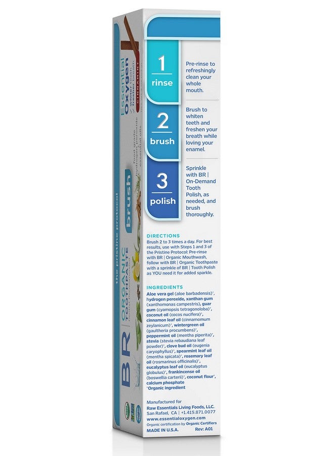 Br Organic Low Abrasion Toothpaste Cinnamint