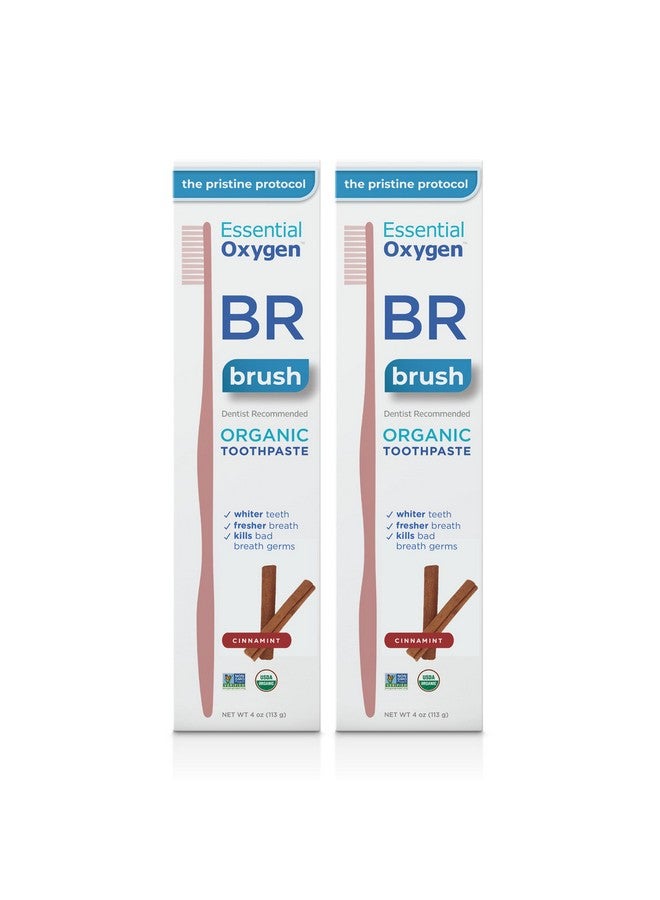 Br Organic Low Abrasion Toothpaste Cinnamint