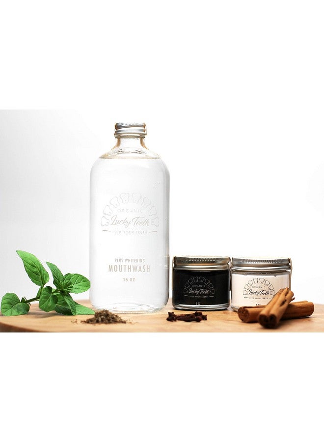 Zero Waste Glass Jar Charcoal Toothpaste Xtra Whitening Toothpaste By Lucky Teeth All Natural Organic Remineralizing And Fortifying (2 Oz Glass)