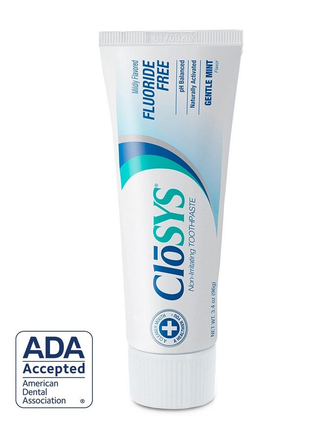 Losys Fluoride Free Toothpaste 3.4 Ounce Travel Size Gentle Mint Tsa Compliant Whitening Enamel Protection Sulfate Free