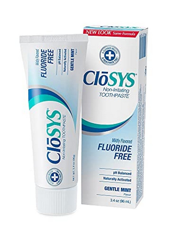 Losys Fluoride Free Toothpaste 3.4 Ounce Travel Size Gentle Mint Tsa Compliant Whitening Enamel Protection Sulfate Free