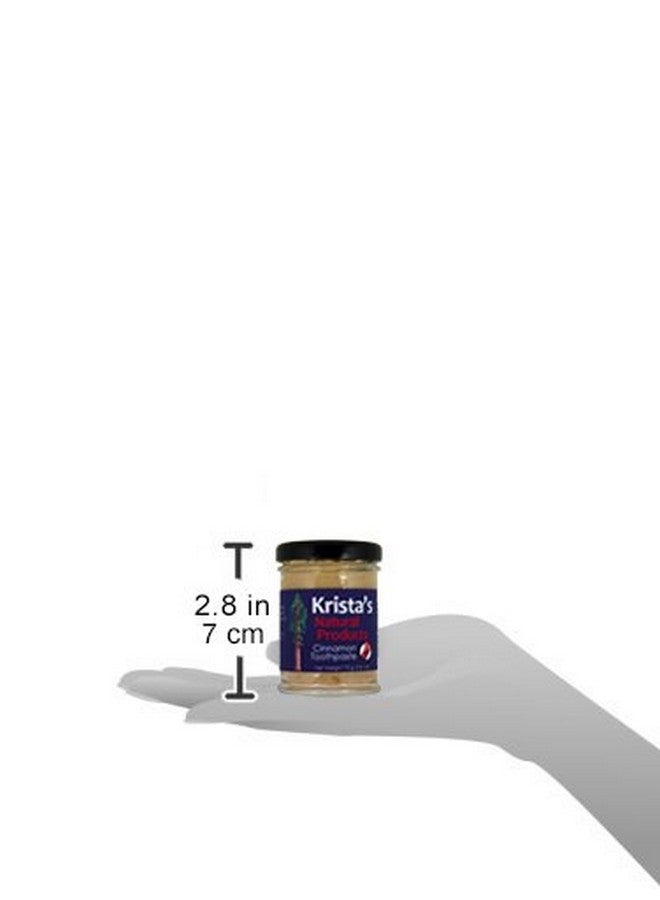 Organic Cinnamon Toothpaste Made By Krista'S Natural Products 75 G (2.6 Oz)