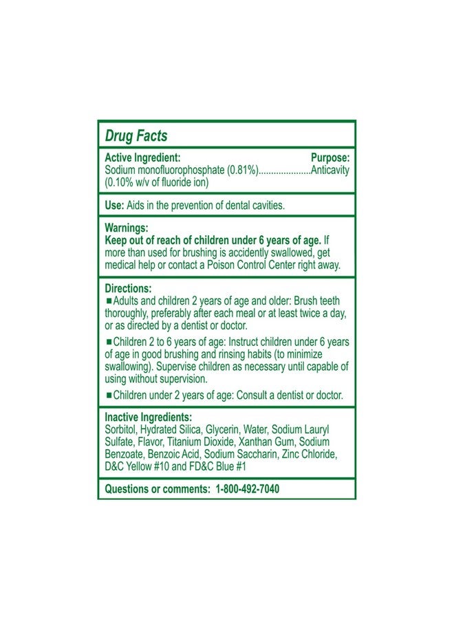 Smart Mouth Whitening Toothpaste With Fluoride Clean Mint 6 Oz(Pack Of 5)