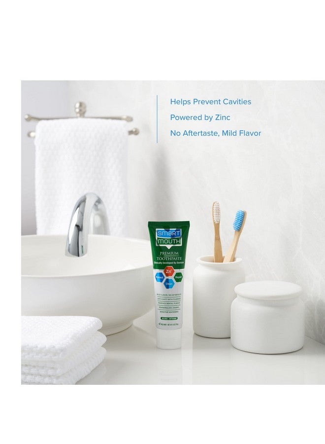 Smart Mouth Whitening Toothpaste With Fluoride Clean Mint 6 Oz(Pack Of 5)