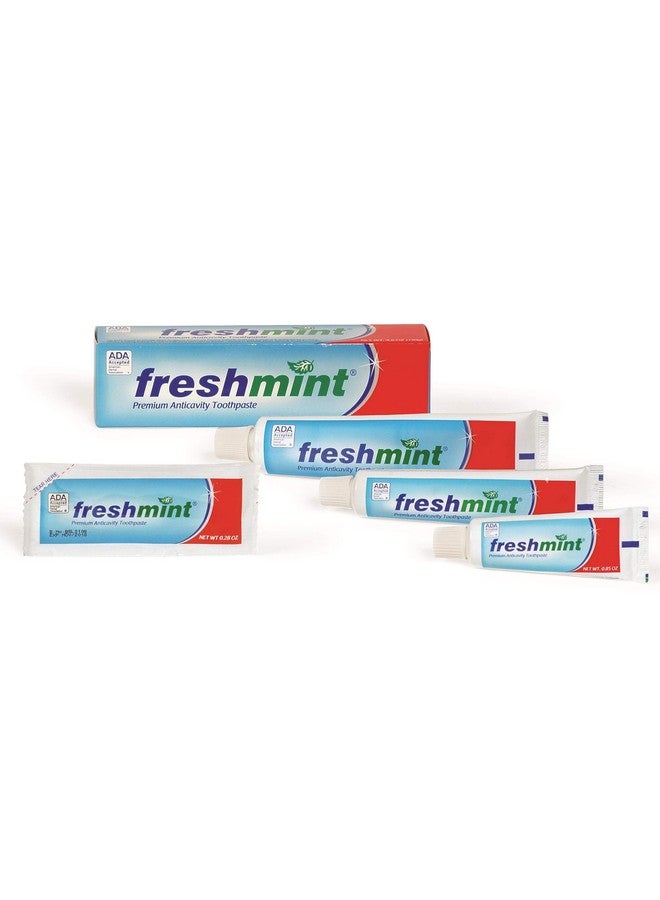 Reshmint® 250 Packets Of 0.28 Oz. Single Use Premium Anticavity Fluoride Toothpaste Packet (Ada Accepted)