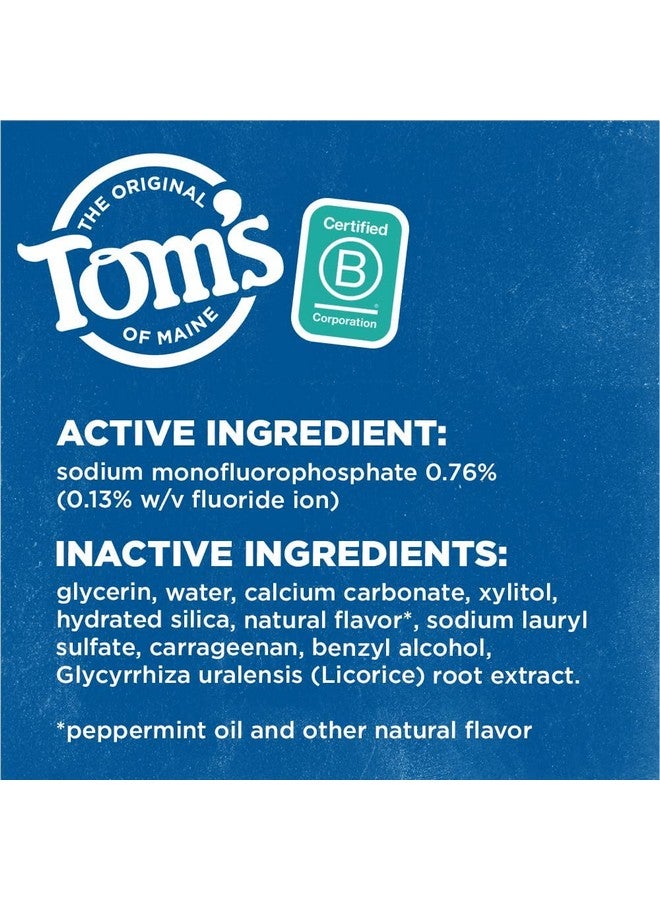 Om'S Of Maine Natural Wicked Fresh Fluoride Toothpaste Cool Peppermint 4.70 Oz (Pack Of 4)4