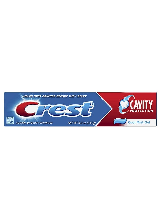 Rest Cavity Protection Toothpaste Gel Cool Mint 8.20 Oz (Pack Of 7)