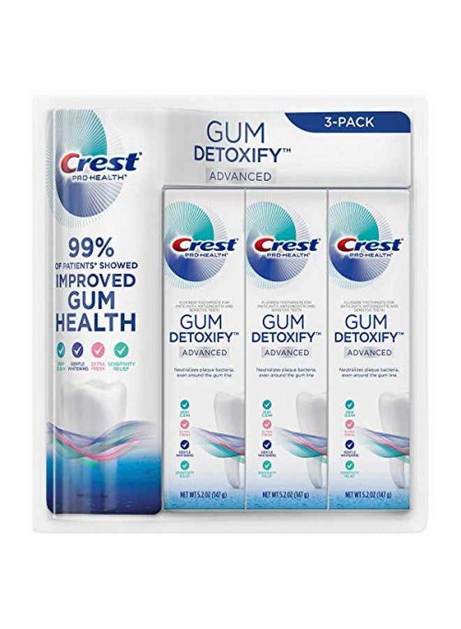 Rest Gum Detoxify Advanced Toothpaste 5.2 Ounce (Pack Of 3)