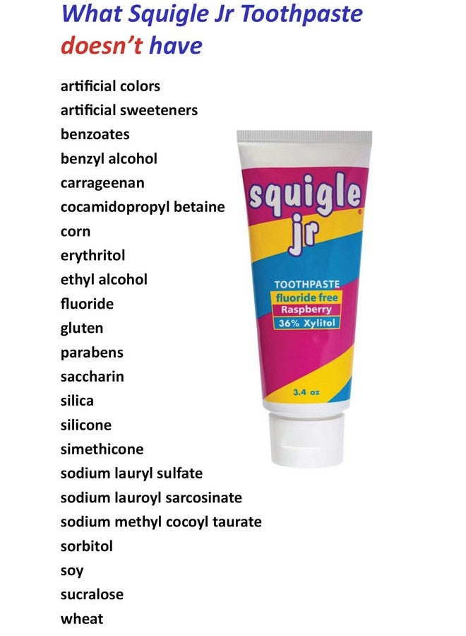 Quigle Jr Toothpaste (For Infants Toddlers) Travel Toothpaste Prevents Cavities Canker Sores Chapped Lips. Soothes Protects Dry Mouths. Stops Tooth Sensitivity No Sls 2 Pack