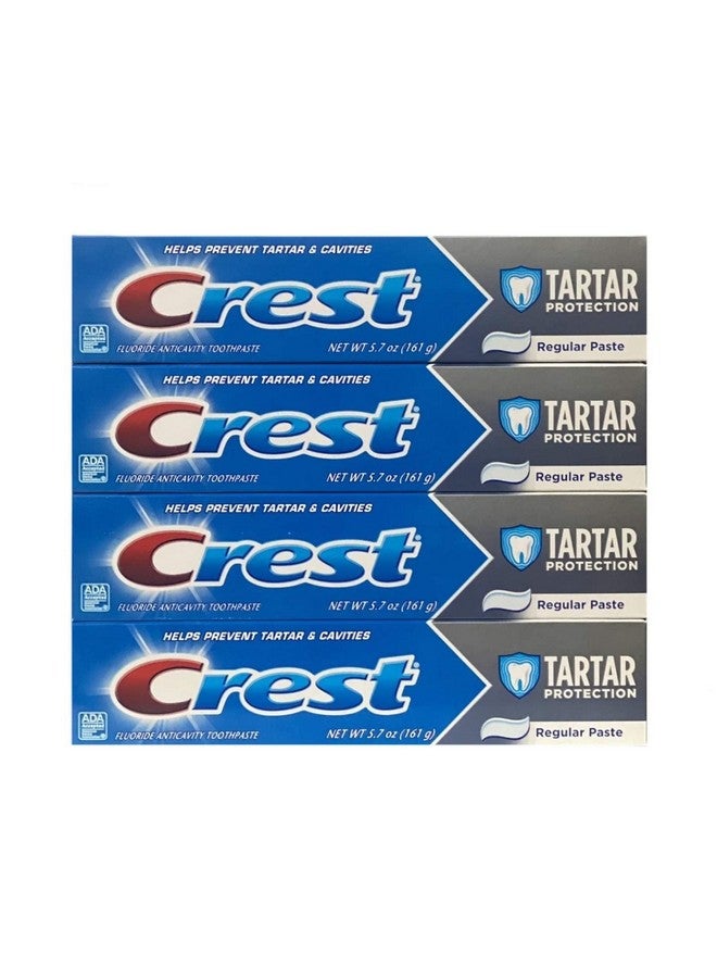 Rest Tartar Protection Regular Paste 5.7 Ounces (Pack Of 4)