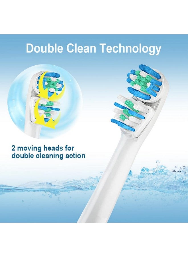 Ebizz Dualclean Replacement Brush Heads Compatible With Oralb Vitality Series Fits For Pro 1000 Smart 1500 Genius X Double Clean Toothbrush Heads Provide Twice Clean 8 Pcs