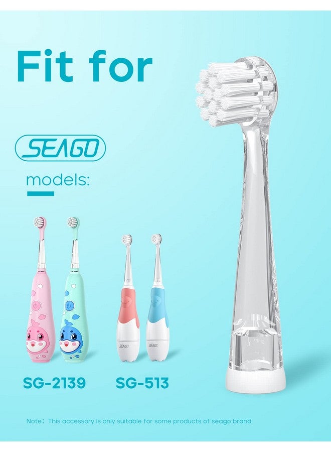 Eago Baby/Kids Electric Toothbrush Replacement Heads Sg849 For 513 Pack Of 4 (025+037)…