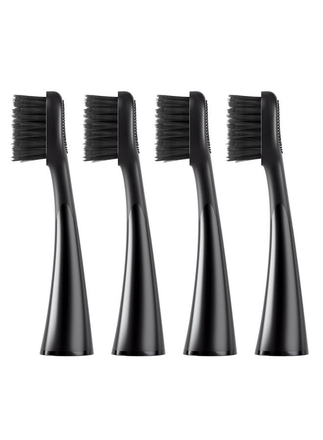 Eago Sonic Replacement Toothbrush Heads*4 For Sg540 (Black)