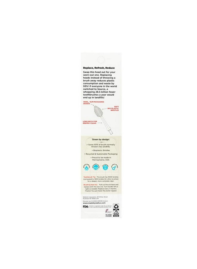 Adius Replacement Heads Soft 2 Count (Pack Of 3)