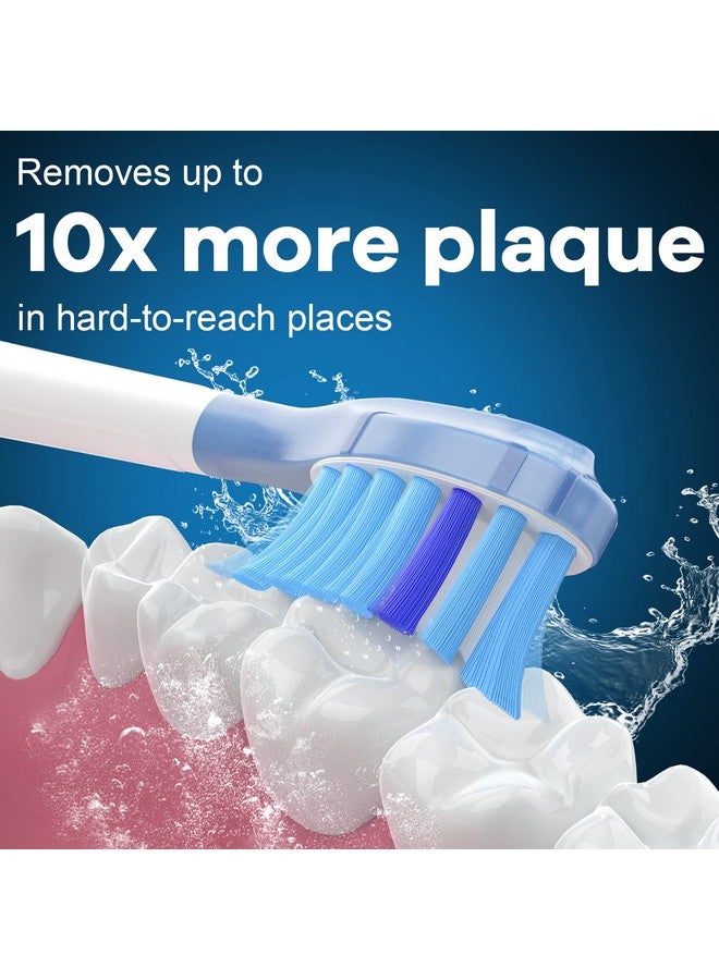 Optheway Toothbrush Replacement Heads Compatible With Philips Sonicare Protectiveclean 4100 5100 Expertclean 7300 7500 G3 W3 C2 G2 10 Brush Heads White