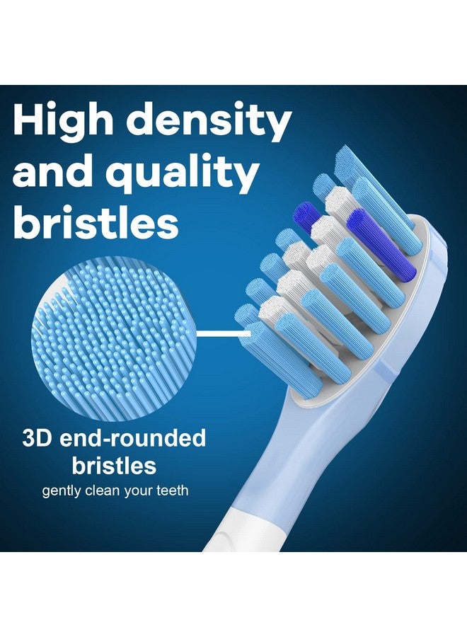 Optheway Toothbrush Replacement Heads Compatible With Philips Sonicare Protectiveclean 4100 5100 Expertclean 7300 7500 G3 W3 C2 G2 10 Brush Heads White