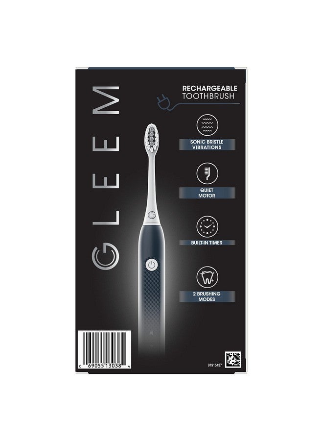 Leem Rechargeable Electric Toothbrush Nautical Blue