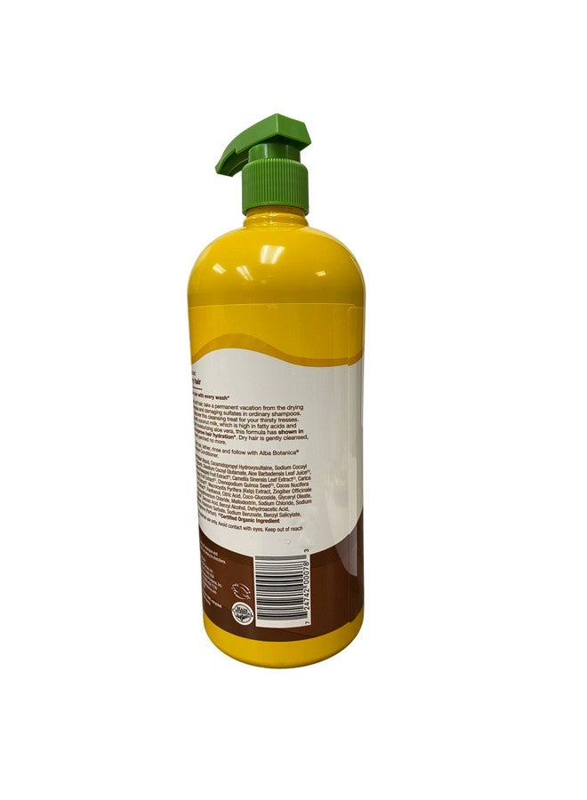 Lba Botanica More Moisture Shampoo Coconut Milk 34 Oz
