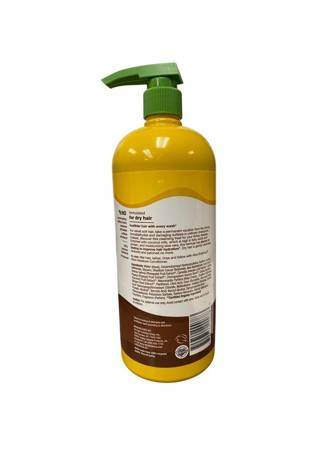 Lba Botanica More Moisture Shampoo Coconut Milk 34 Oz