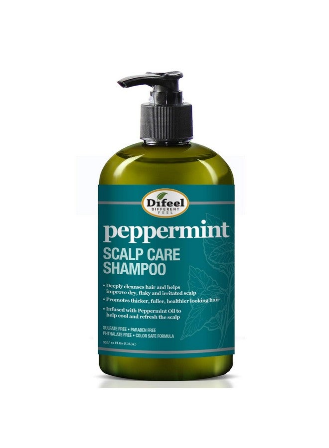 Ifeel Peppermint Scalp Care Shampoo 12 Oz. Sulfate Free Shampoo Made With Natural Ingredients