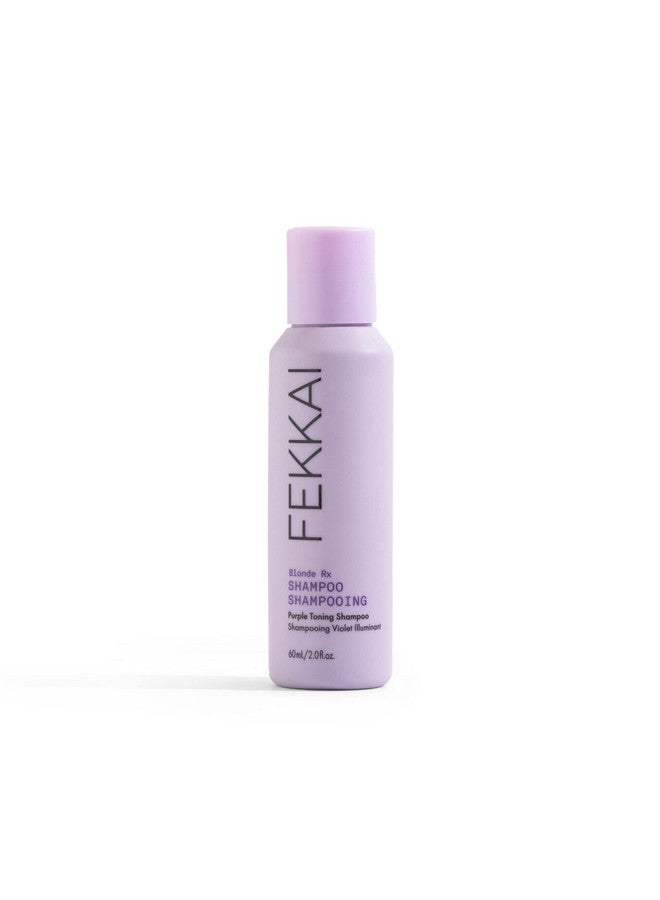 Ekkai Blonde Rx Purple Toning Shampoo 2 Oz Neutralizes Repairs & Hydrates Blonde Bleached Hair Salon Grade Ewg Compliant Vegan & Cruelty Free