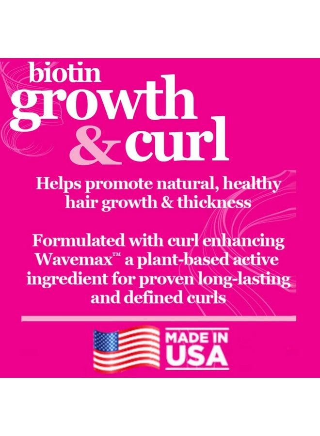 Ifeel Growth And Curl Biotin Shampoo 12 Oz. Curly Hair Shampoo For Hair Growth Natural Curl Shampoo