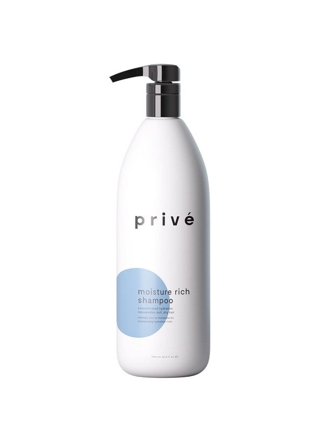 Rive Moisture Rich Shampoo Extreme Hydration Infused With Shea Butter Great For All Hair Types Color Safe